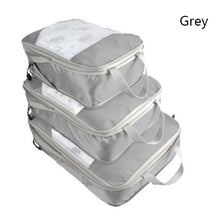 Load image into Gallery viewer, 3Pcs Compression Packing Travel Luggage Storage Bags
