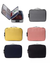Load image into Gallery viewer, Multifunction Document Storage Bag With Lock
