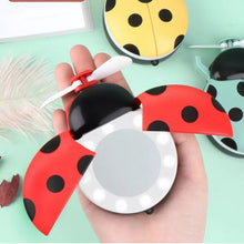 Load image into Gallery viewer, 3-in-1 USB Fan With LED Light Mirror
