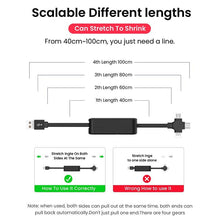 Load image into Gallery viewer, 3-in-1 Retractable Universal Charging Cable
