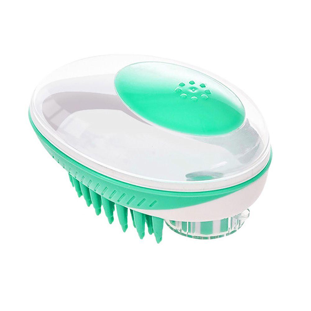 2 in 1 Silicone Pet Dog Bath Brush Massage Comb Cleaning Tool