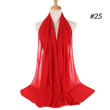 Load image into Gallery viewer, Chiffon hijab scarf
