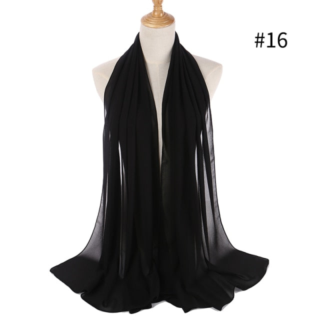 Chiffon hijab scarf