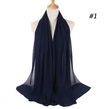 Load image into Gallery viewer, Chiffon hijab scarf
