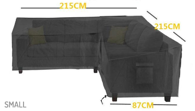 Waterproof V-Shaped Garden Sofa Protective Cover