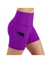 Load image into Gallery viewer, Womens Running Yoga Workout Shorts with Pocket
